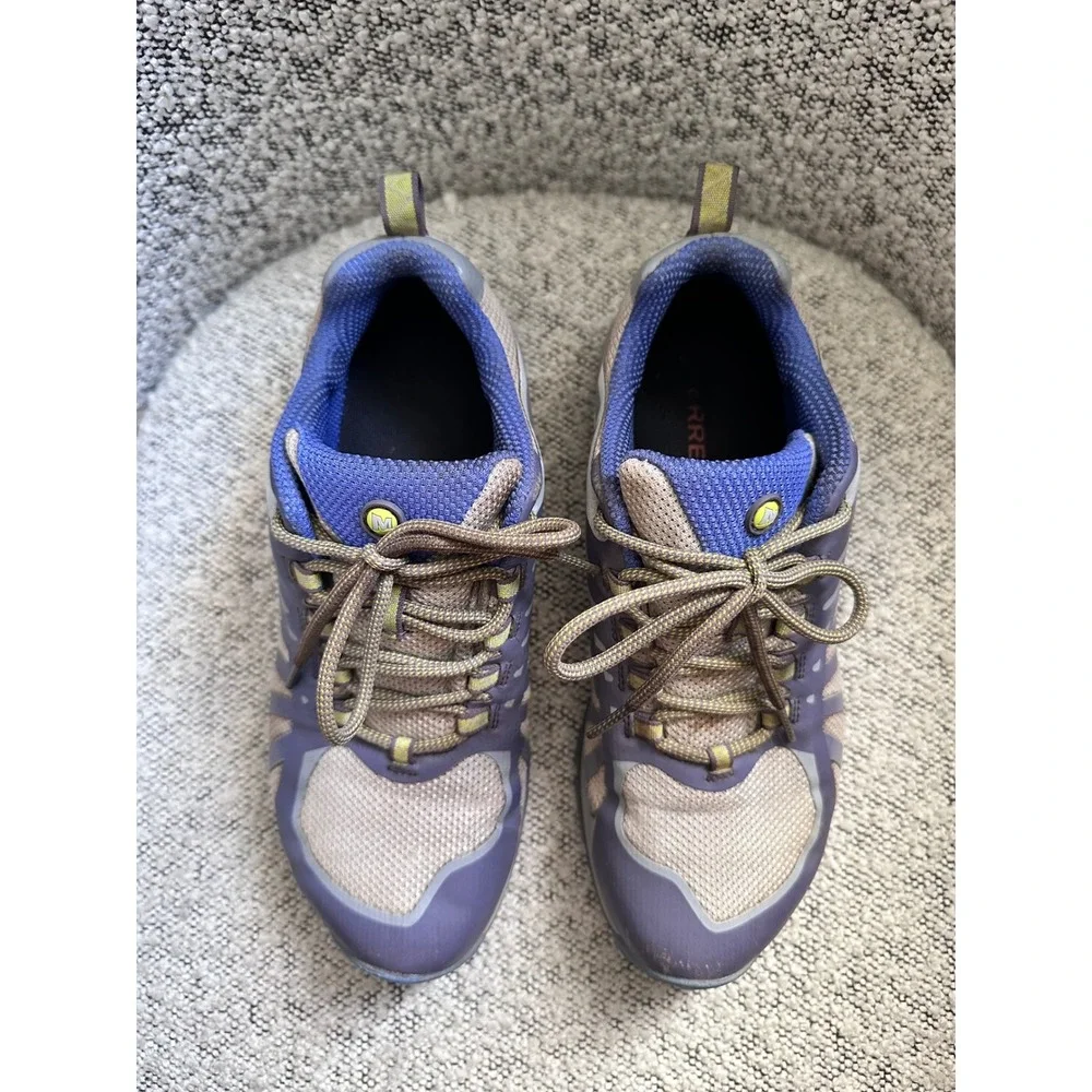 Merrell Siren Edge Q2 Purple Grey Hiking Shoes Womens 8 J41324